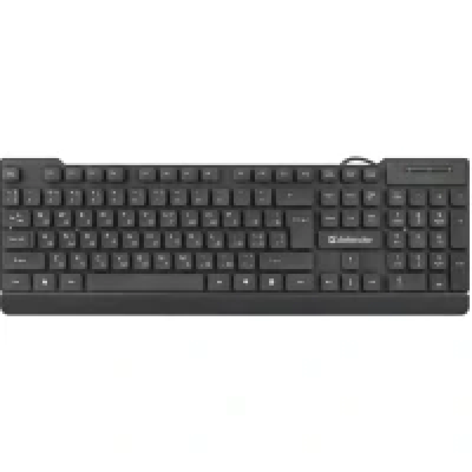 Клавиатура DEFENDER (45192) Element HB-190 USB UKR черный, полноразмерная UA