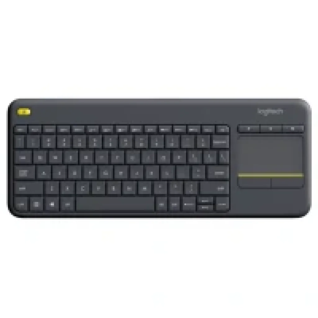 Клавіатура LOGITECH Wireless Touch K400 Plus, US, Black (920-007145) UA