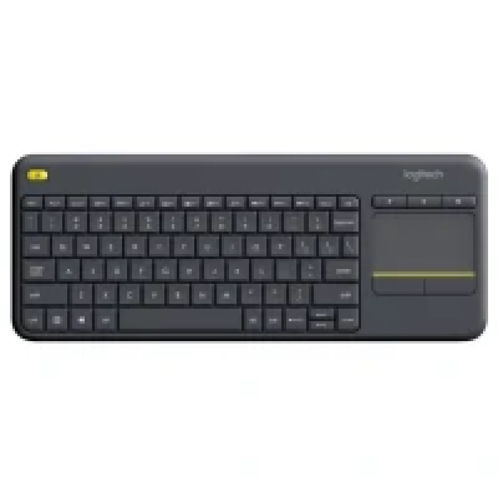 Клавіатура LOGITECH Wireless Touch K400 Plus, US, Black (920-007145) UA
