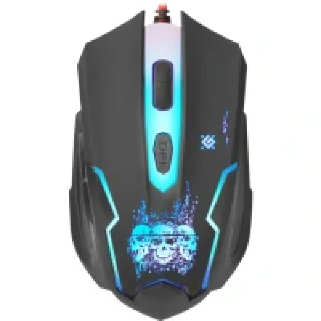 Набір DEFENDER (52180) Skull GM-180L 6 кн., 3200dpi, ігр.килимок UA