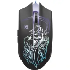 Набір DEFENDER (52190) Ghost GM-190L 6 кн., 3200dpi, ігр.килимок UA