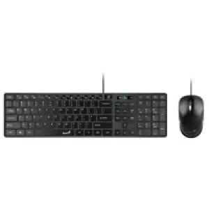 Набір GENIUS C-126 SlimStar USB Black Ukr UA