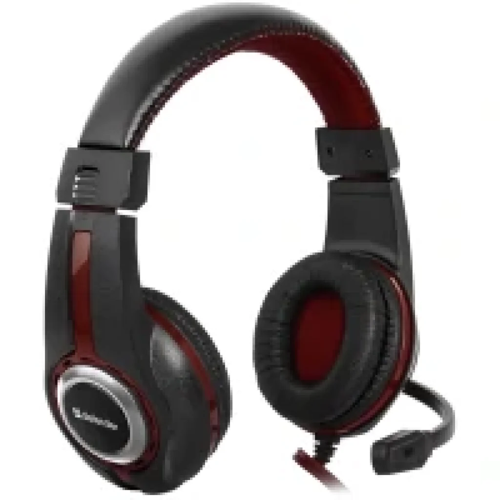 Гарнітура DEFENDER Warhead G-185 2m чорний+червоний UA