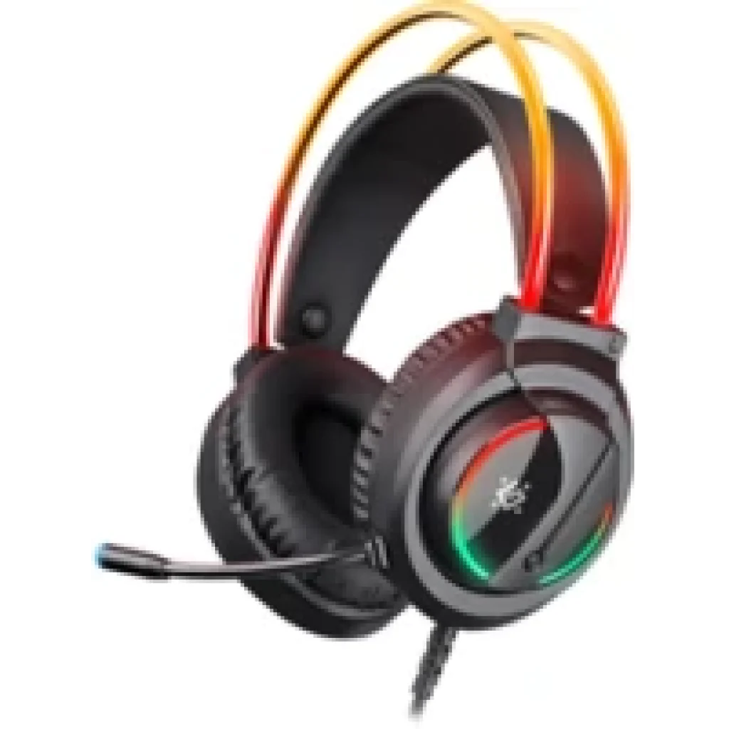 Гарнітура DEFENDER (64555) Flame, RGB, провід 2 м., чорний UA