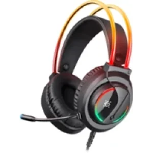 Гарнітура DEFENDER (64555) Flame, RGB, провід 2 м., чорний UA