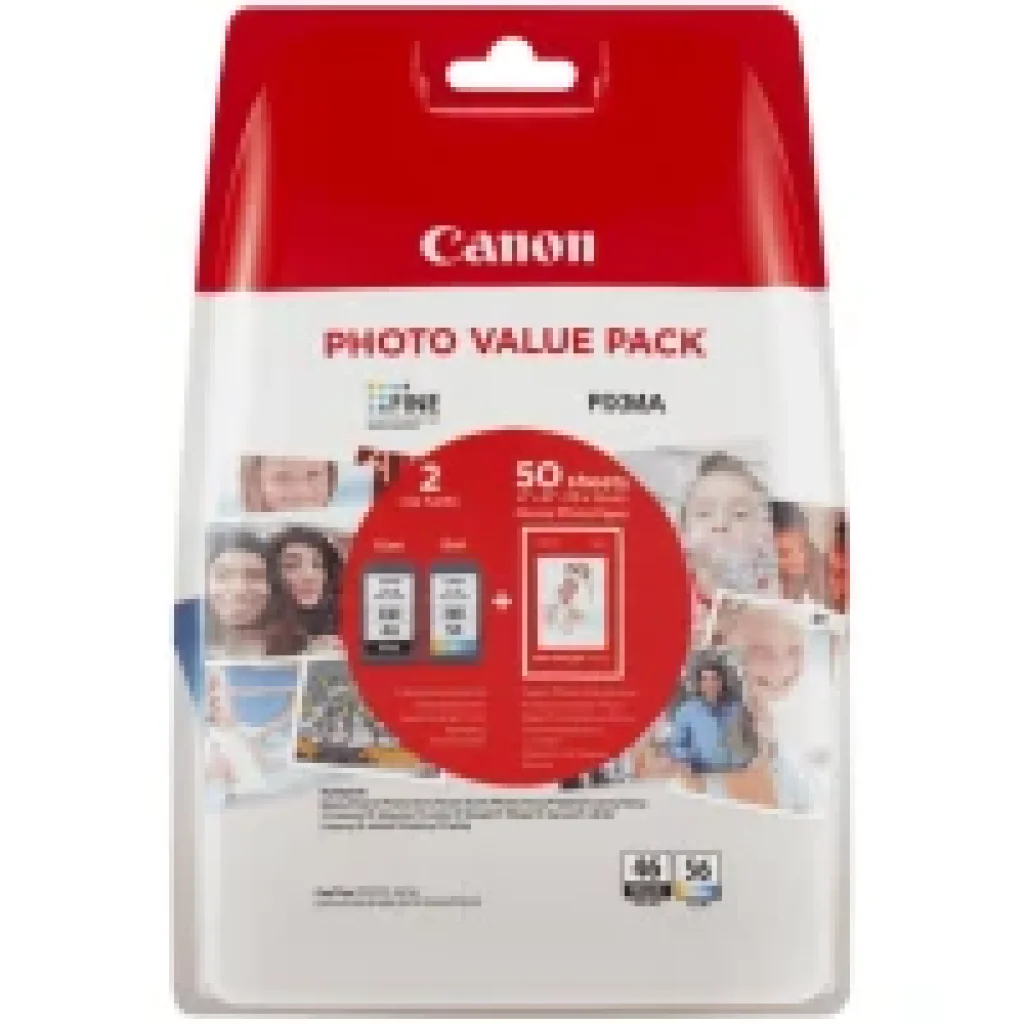 Картридж струмен. CANON PG-46/CL-56 PHOTO VALUE PACK UA
