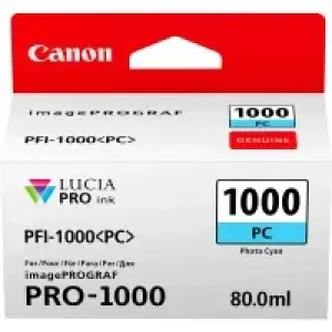Картридж струйн. CANON PFI-1000 PC Photo Cyan UA