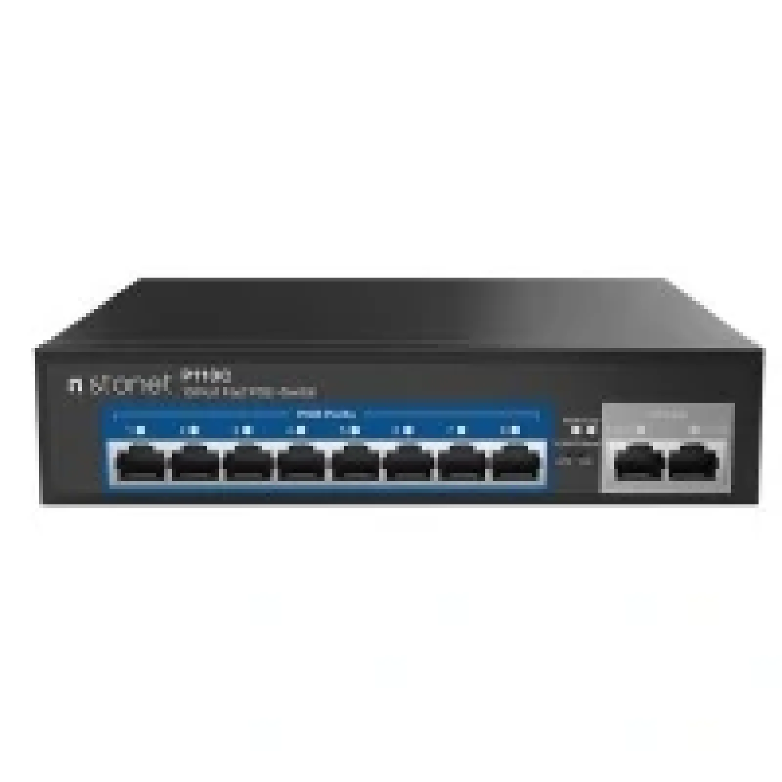 Комутатор NETIS P110C 10-ти портовий Fast Ethernet 8 ports POE+2RJ45 UA