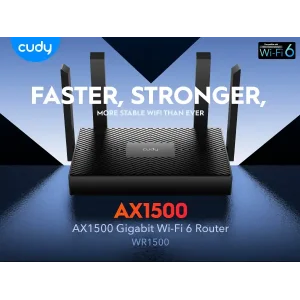 Бездротовий маршрутизатор Cudy WR1500 AX1500 Gigabit Wi-Fi 6 Router UA