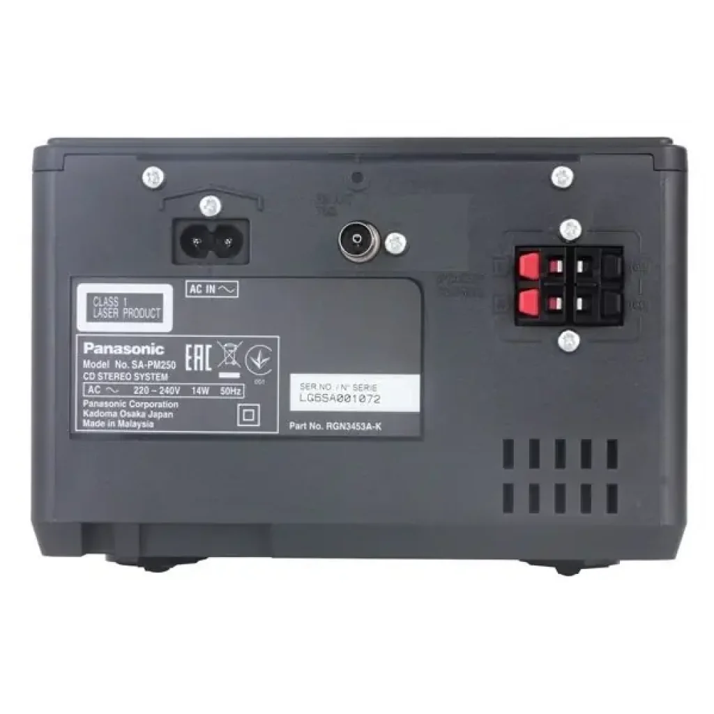 Музыкальный центр PANASONIC SC-PM250EE-K UA