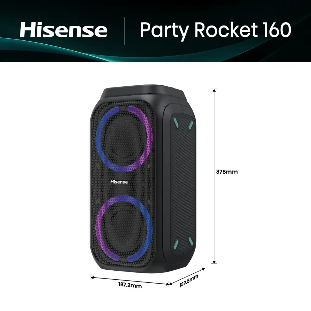Мінісистема Hisense Party Rocket 160 UA