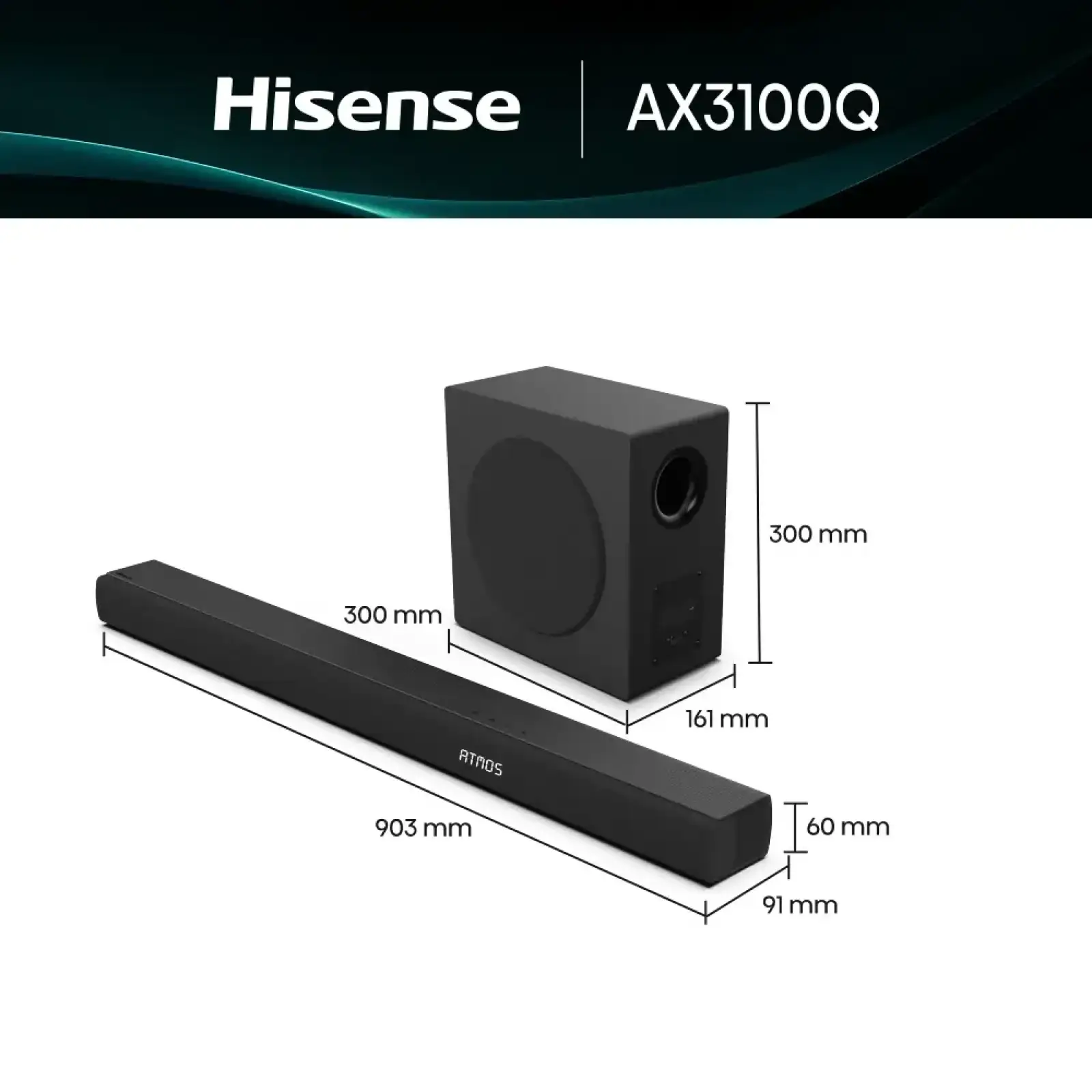 Саундбар HISENSE AX3100Q UA