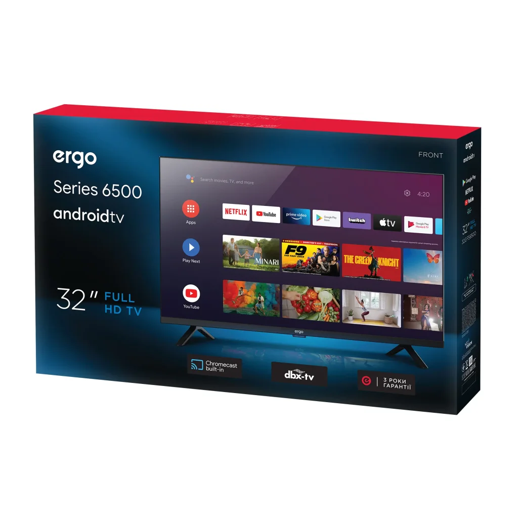 Телевізор ERGO 32GFS6500 UA