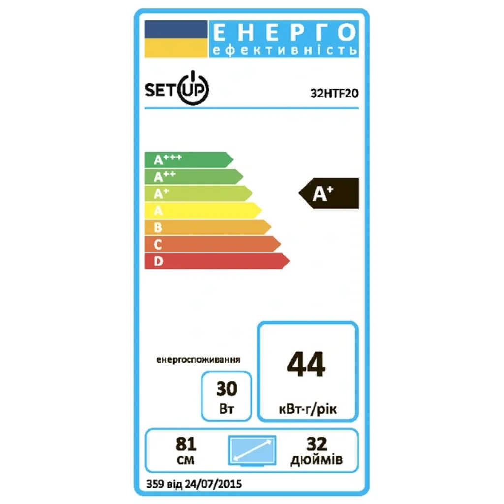 Телевизор Setup 32HTF30 UA