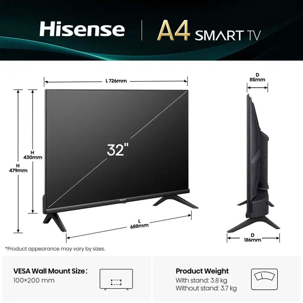 Телевизор Hisense 32A4Q UA