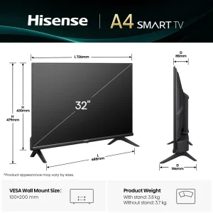 Телевизор Hisense 32A4Q UA