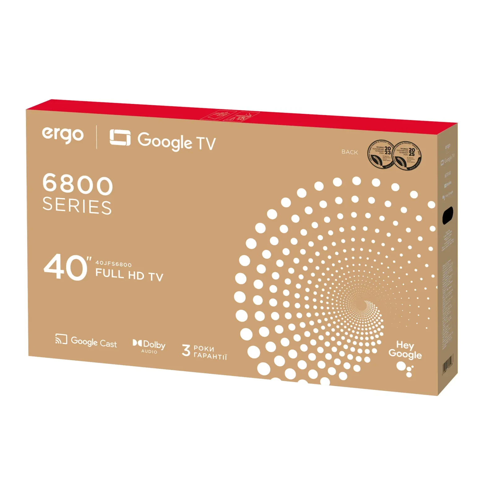 Телевізор ERGO 40JFS6800 UA