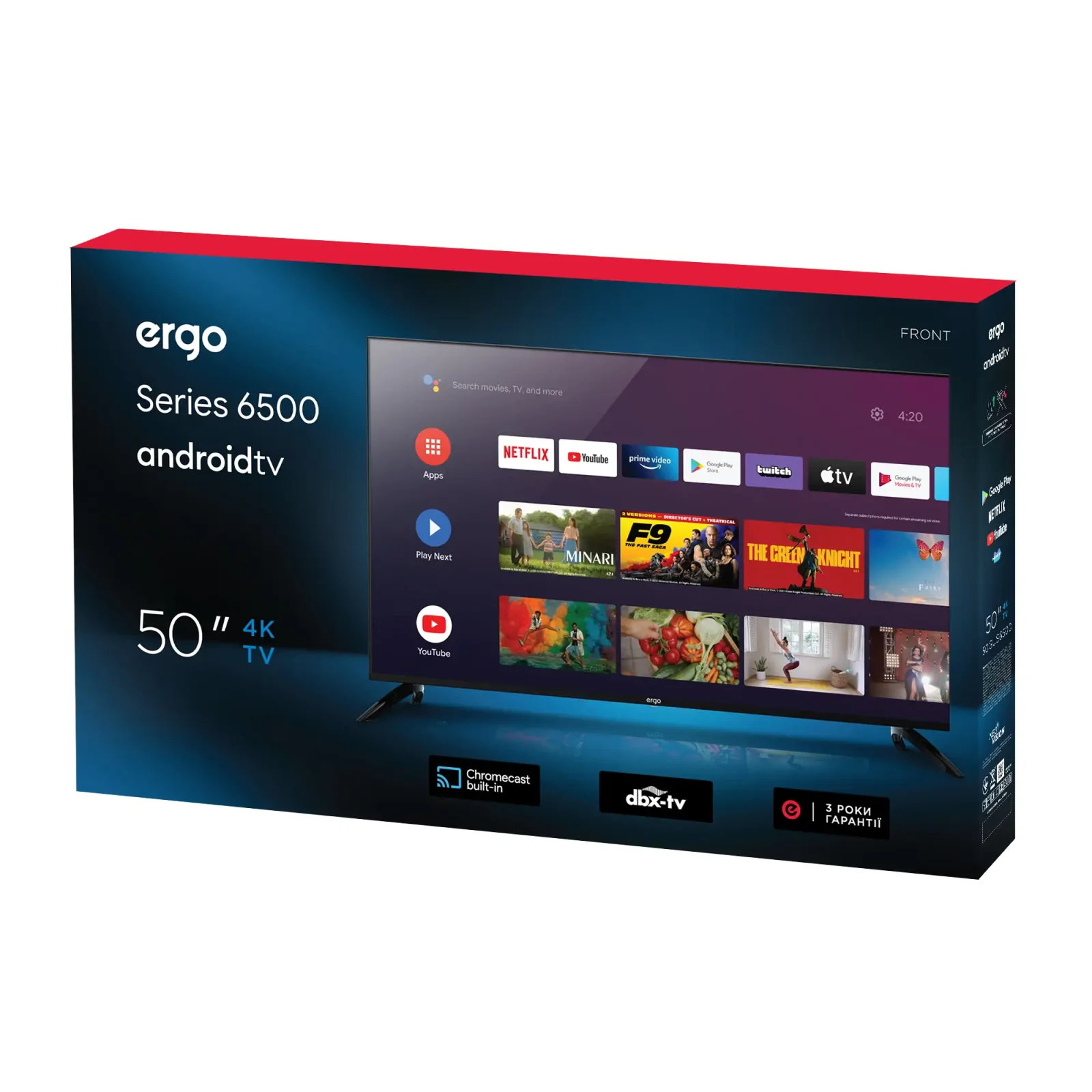Телевізор ERGO 50GUS6500 UA