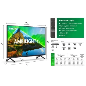 Телевізор Philips 43PUS8319/12 UA