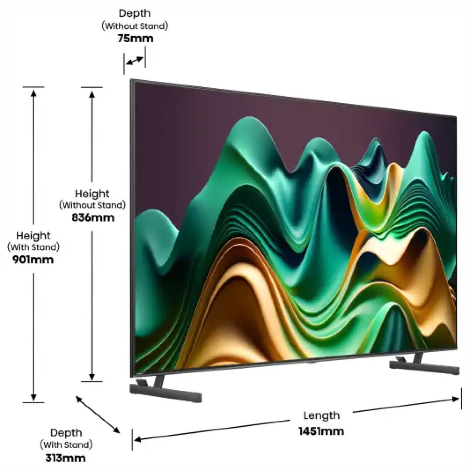 Телевизоры HISENSE 65U6NQ UA
