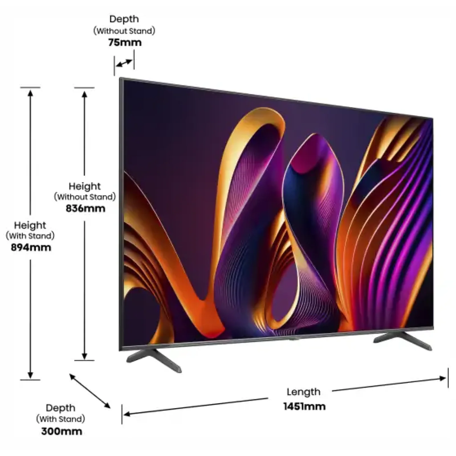 Телевізор HISENSE 65E7NQ PRO UA