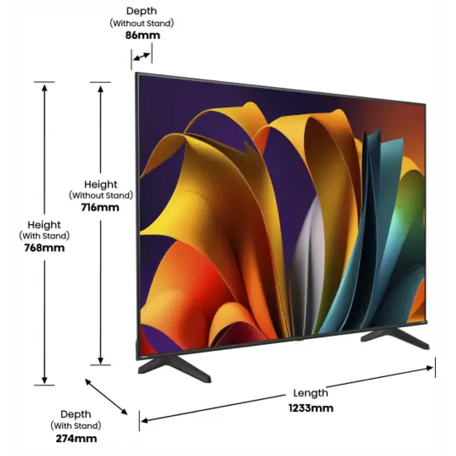 Телевізор HISENSE 55A6N UA