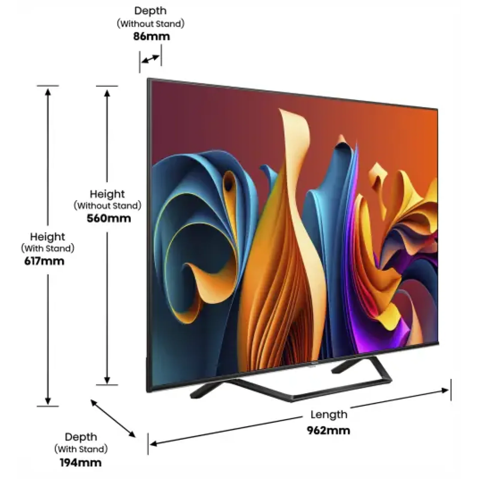 Телевізор Hisense 43A7NQ UA