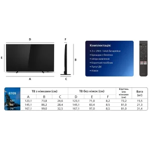 Телевизоры Philips 65PML8709/12 UA