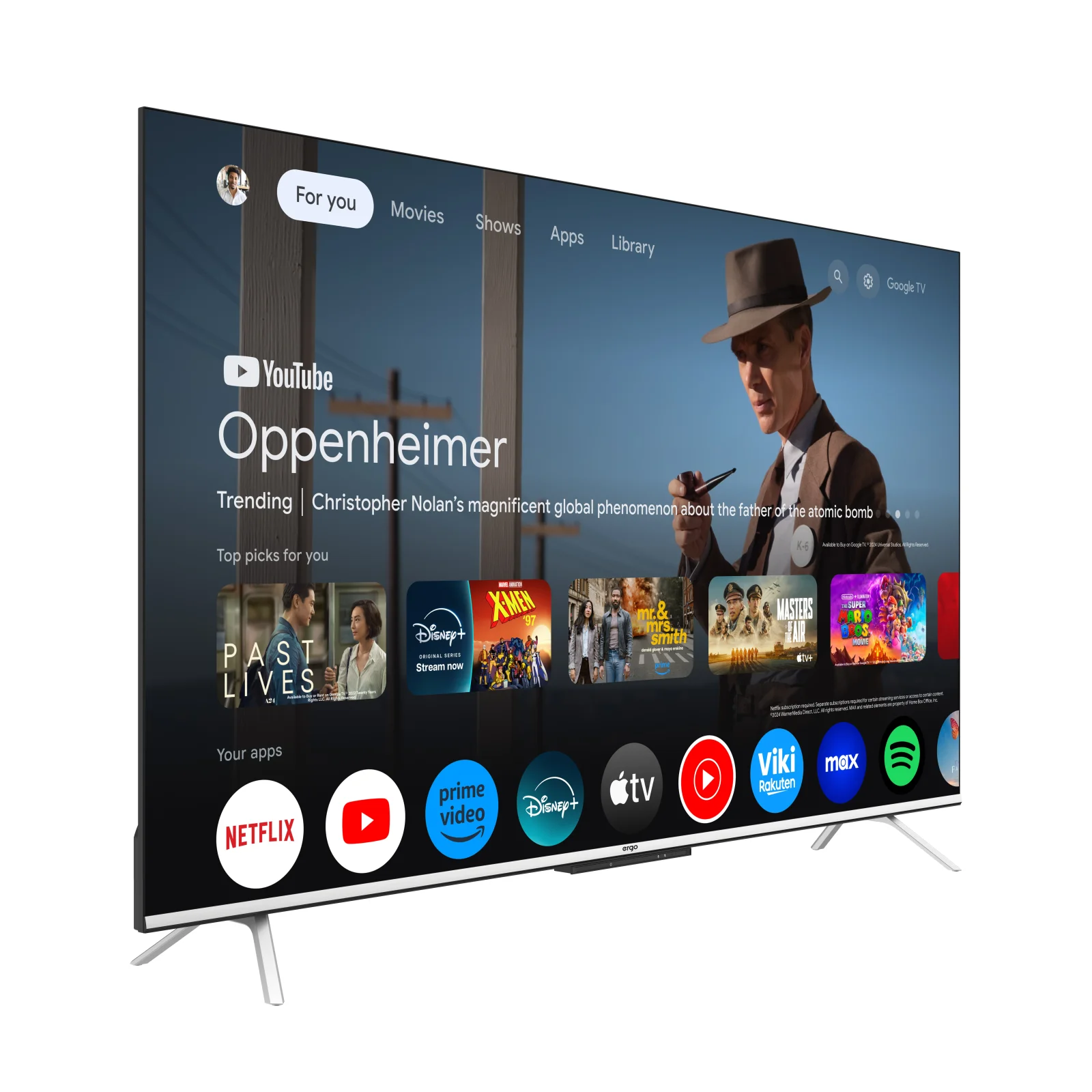 Телевізор ERGO QLED+ 43JUQ85 UA
