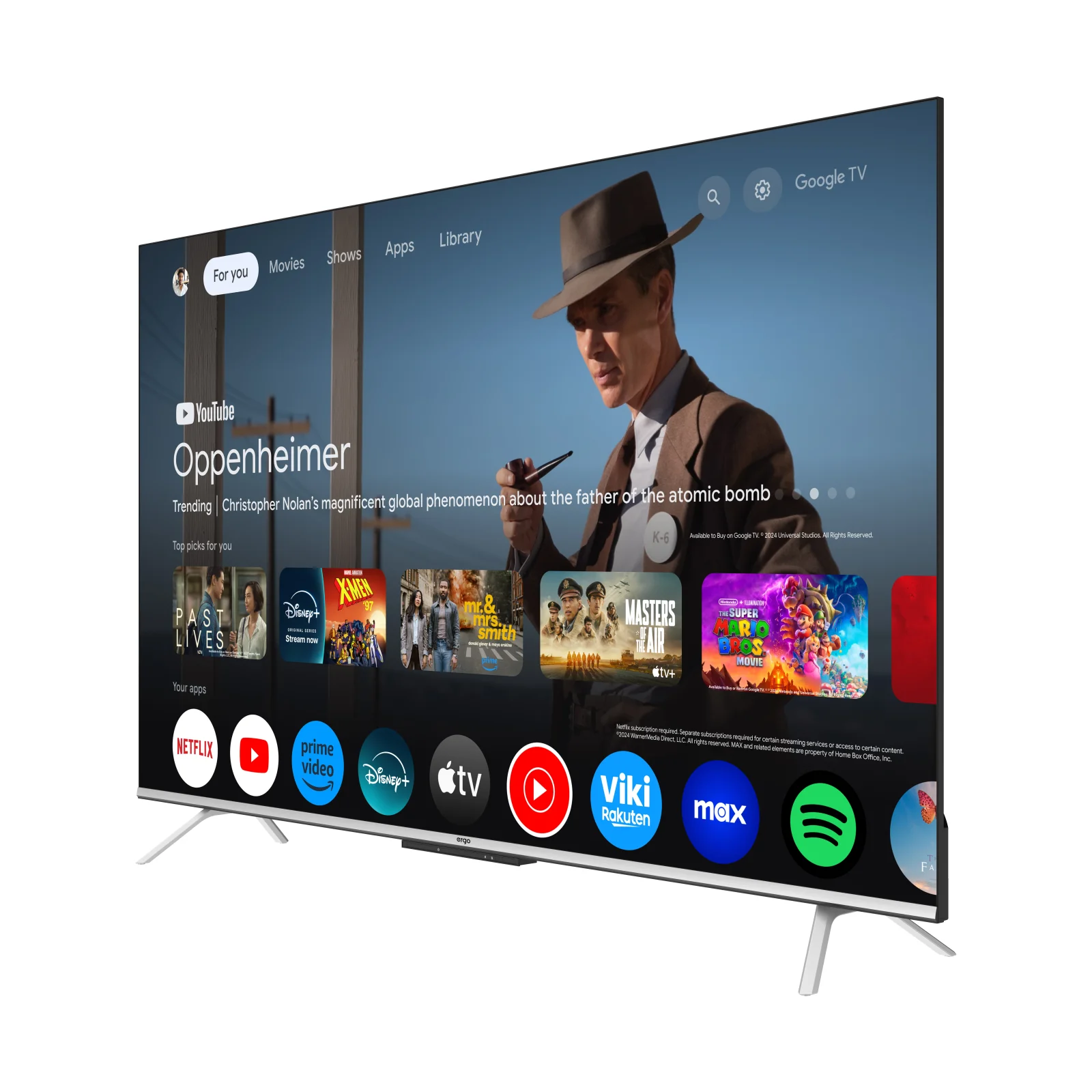 Телевізор ERGO QLED+ 43JUQ85 UA
