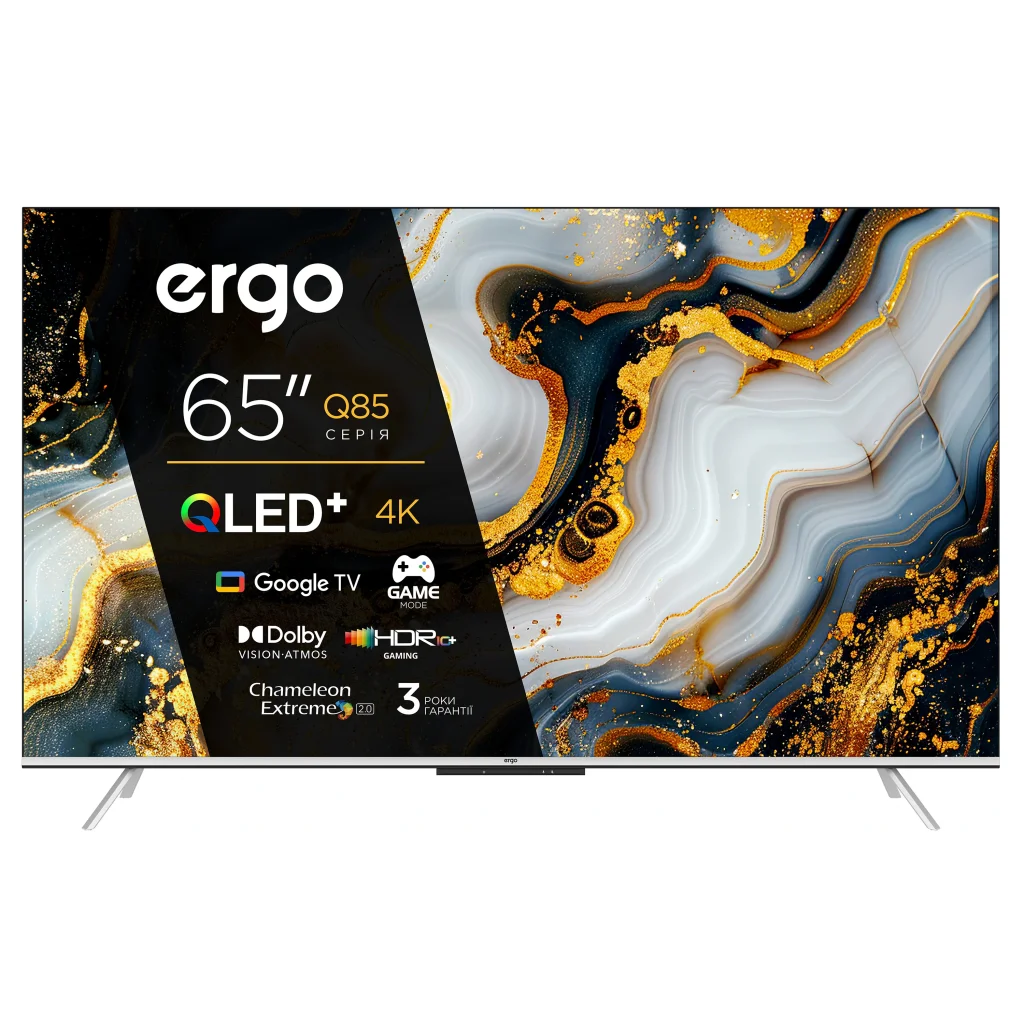 Телевізор ERGO QLED+ 65JUQ85 UA
