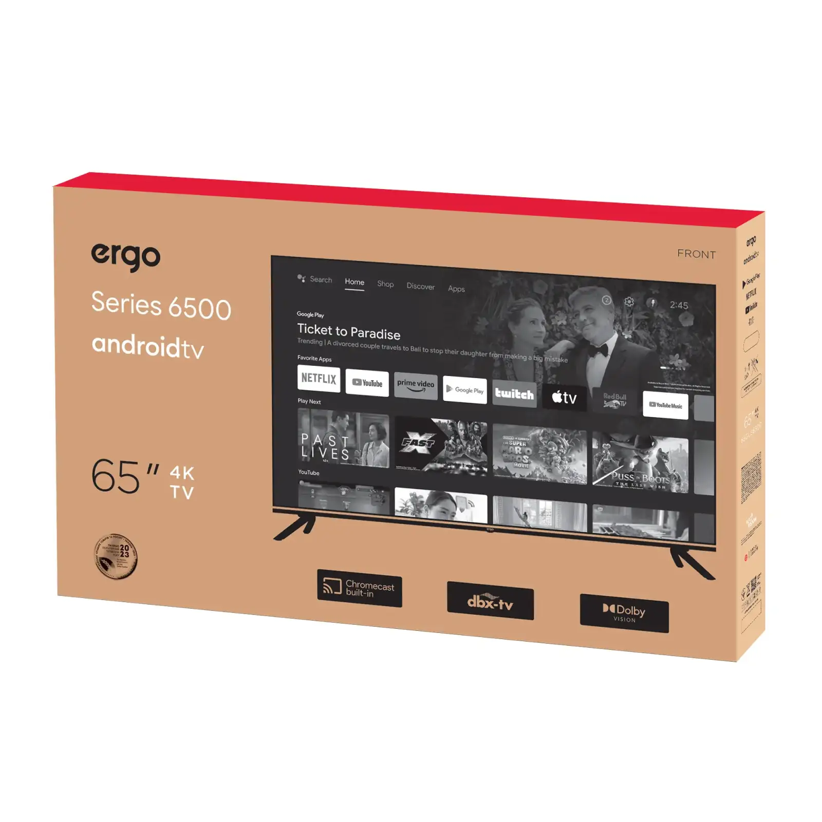Телевизор ERGO 65GUS6500 UA