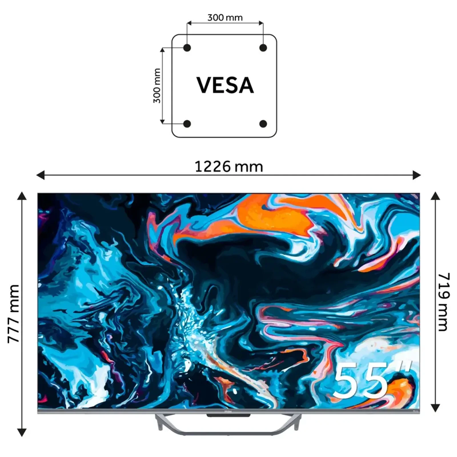 Телевізор Haier H55Q800UX UA