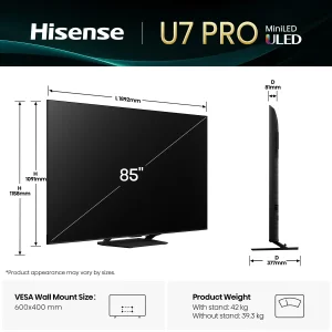 Телевізор Hisense 85U7Q PRO UA