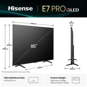 Телевизор Hisense 85E7Q PRO UA