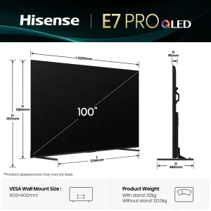Телевізор Hisense 100E7Q PRO UA