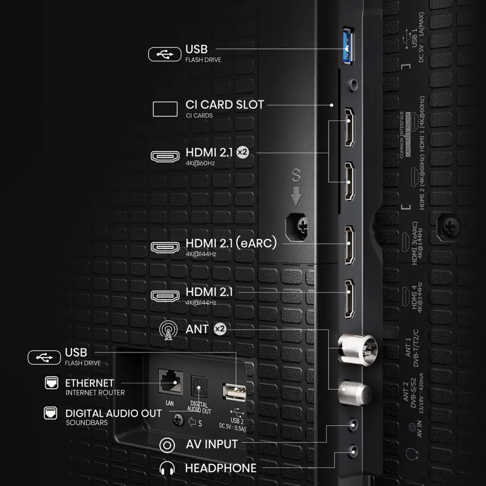Телевізор Hisense 100E7Q PRO UA