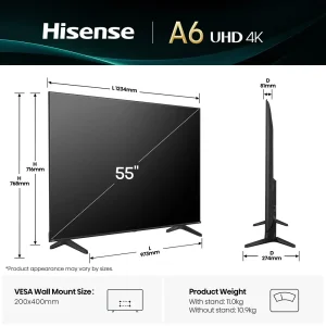 Телевизор Hisense 55A6Q UA