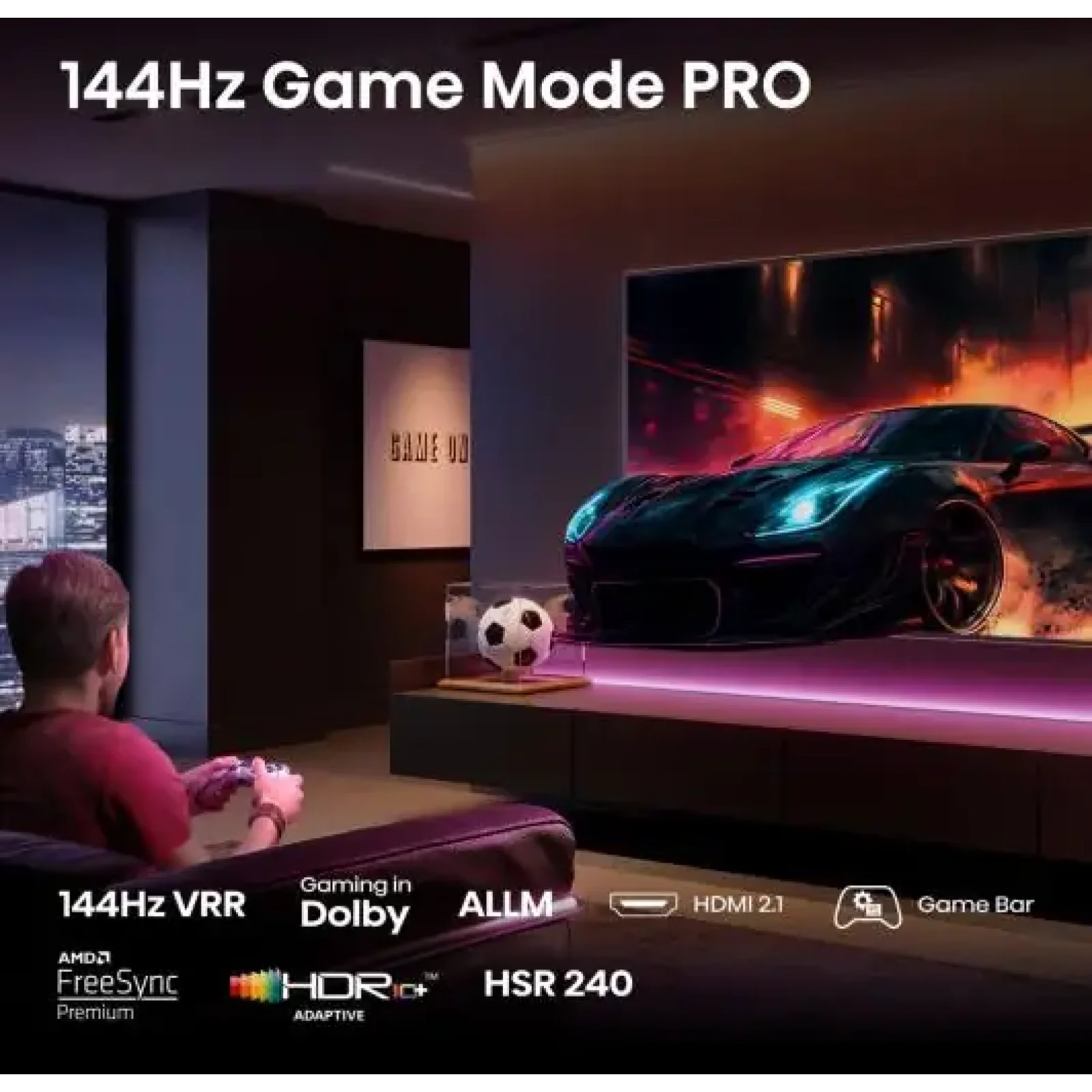 Телевизор Hisense 43E7Q PRO UA