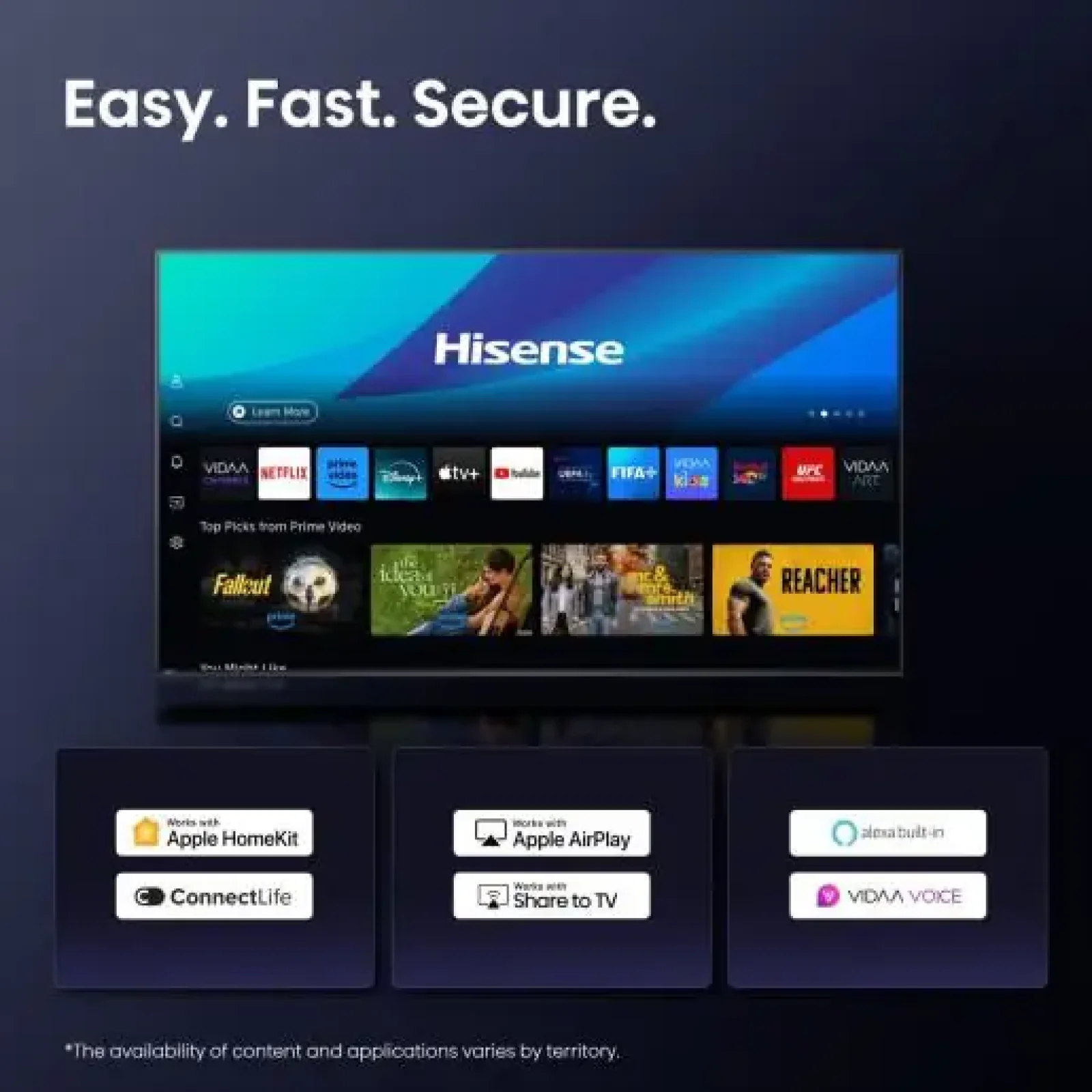 Телевизор Hisense 43E7Q PRO UA