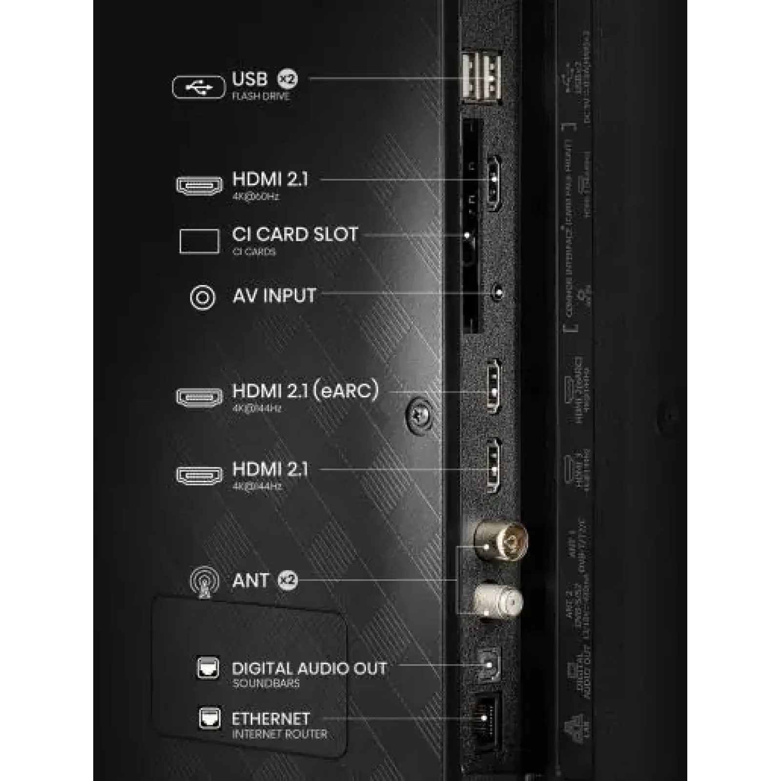 Телевизор Hisense 43E7Q PRO UA