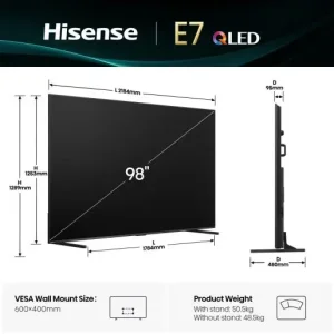 Телевізор Hisense 98E7Q UA