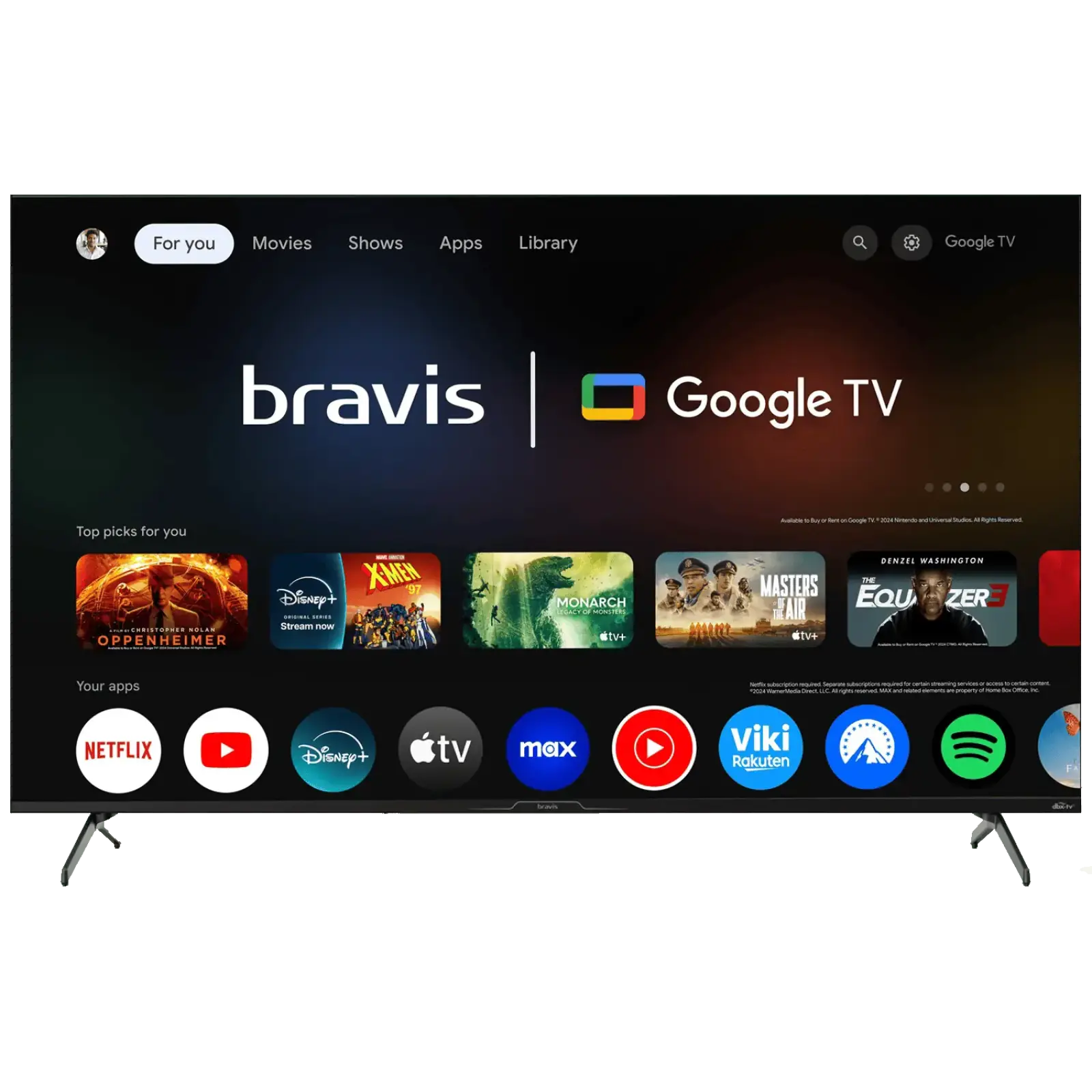 Телевізор Bravis 50L7000Q UA