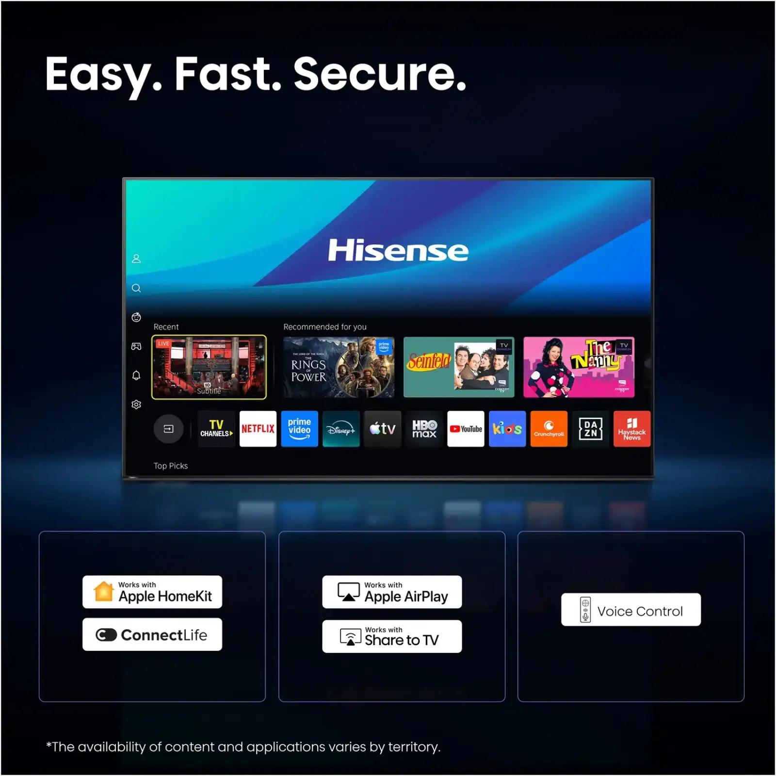 Телевізор Hisense 43E7S PRO UA