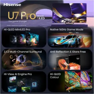 Телевізор Hisense 55U7S PRO UA