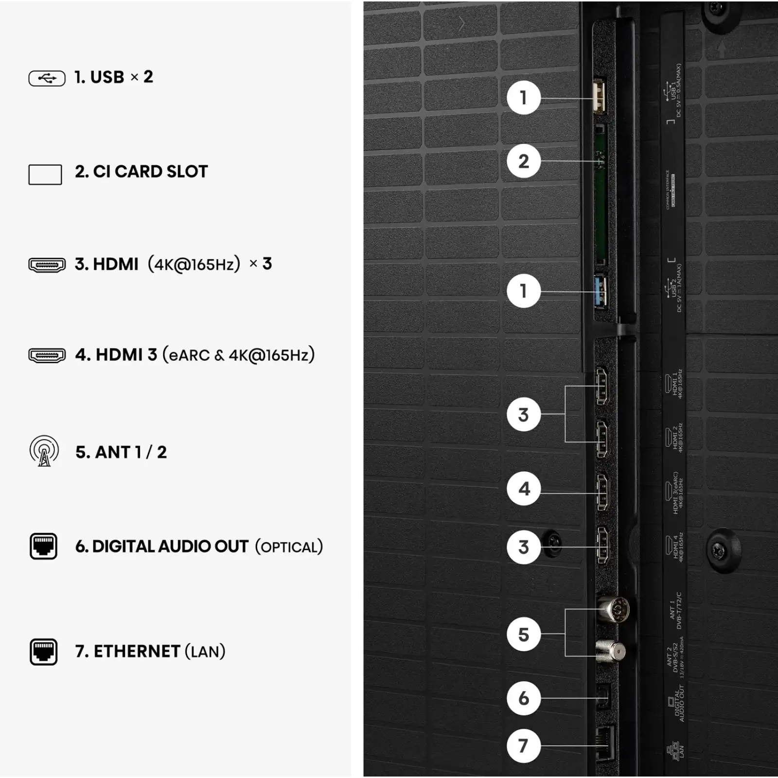 Телевізор Hisense 55U7S PRO UA