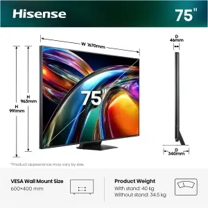 Телевізор Hisense 75UR9S UA