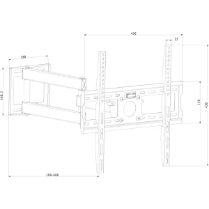 Крепёж настенный X-DIGITAL STEEL SA345 черный UA