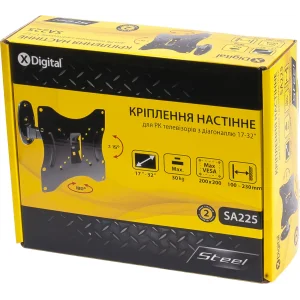 Кріплення настінний X-DIGITAL STEEL SA225 чорний UA