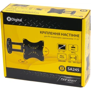Крепеж X-DIGITAL STEEL SA245 Black UA